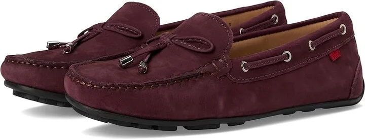 Marc Joseph New York Riverview Women's Shoes Wine Nobuck : 7 M, Leather