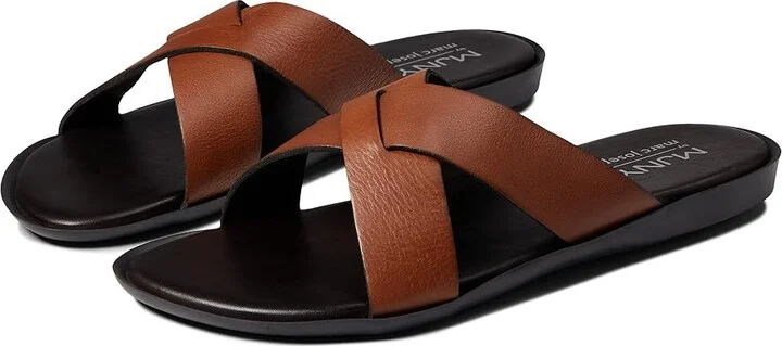 Marc Joseph New York Roman Court Men's Shoes Cognac Grainy : 7 M, Leather