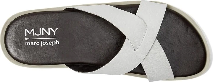 Marc Joseph New York Roman Court Men's Shoes White Grainy : 9.5 M, Leather - Image 2