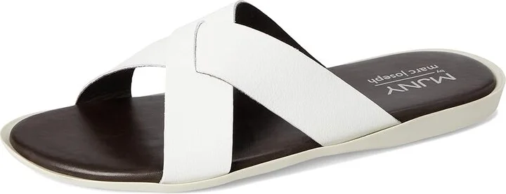 Marc Joseph New York Roman Court Men's Shoes White Grainy : 9.5 M, Leather - Image 5