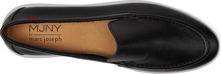 Marc Joseph New York Rose Street Women's Flat Shoes Black Napa Soft/White Sole : 9.5 M, Leather - Image 2