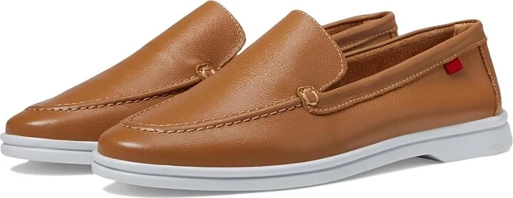 Marc Joseph New York Rose Street Women's Flat Shoes Tan Napa Soft : 10 M, Leather
