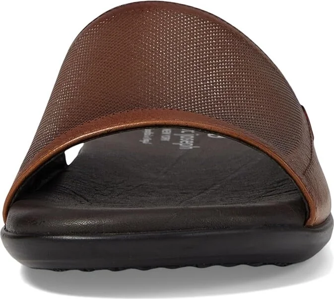 Marc Joseph New York South Street Men's Slippers Cognac Grainy : 9.5 M, Leather/Rubber - Image 2