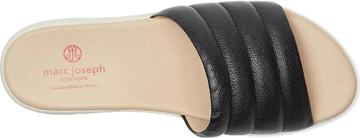 Marc Joseph New York South Street Slide Women's Sandals Black Napa Soft : 6.5 M, Leather - Image 2
