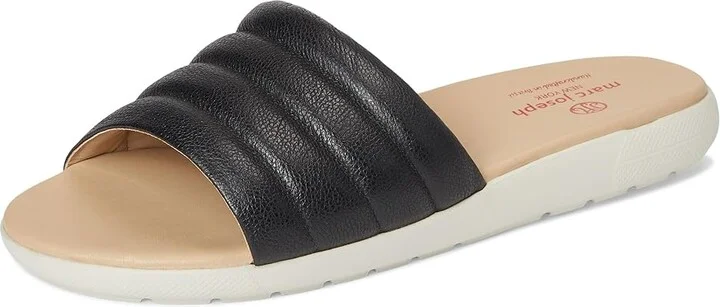 Marc Joseph New York South Street Slide Women's Sandals Black Napa Soft : 6.5 M, Leather - Image 5