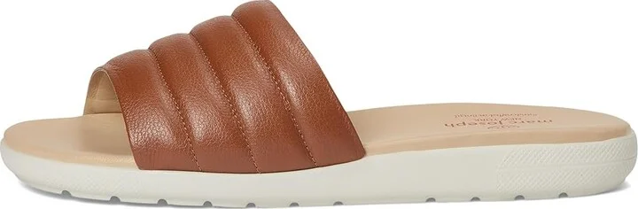 Marc Joseph New York South Street Slide Women's Sandals Cognac Napa Soft : 7 M, Leather - Image 6