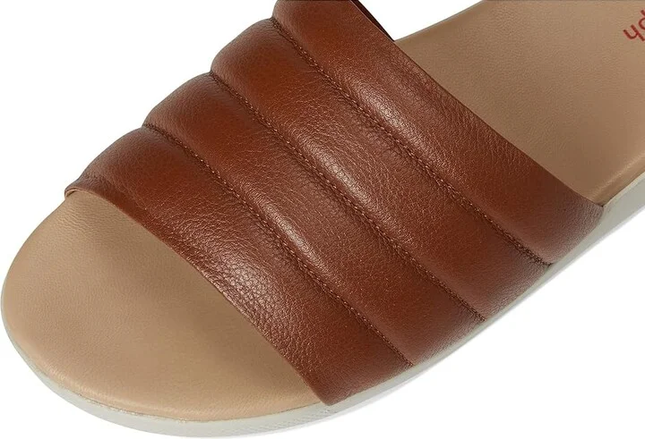 Marc Joseph New York South Street Slide Women's Sandals Cognac Napa Soft : 7 M, Leather - Image 7