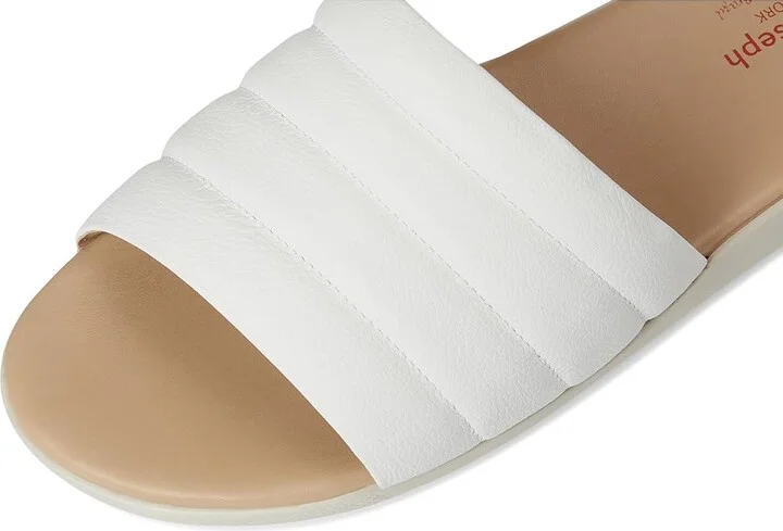 Marc Joseph New York South Street Slide Women's Sandals White Napa Soft : 8 M, Leather - Image 7