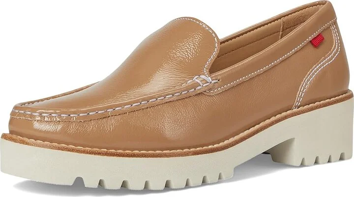 Marc Joseph New York Stanton RD Women's Flat Shoes Sand Svelte Patent : 7 M, Leather - Image 5