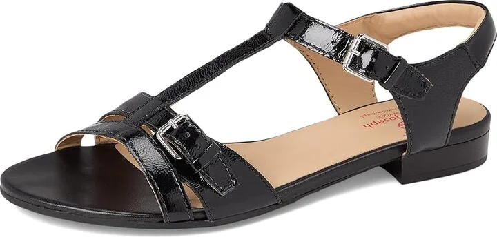 Marc Joseph New York Terrace Street Sandals Women's Sandals Black Svelte Patent : 9.5 M, Leather - Image 5