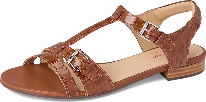 Marc Joseph New York Terrace Street Sandals Women's Sandals Cognac Croco : 9 M, Leather - Image 5