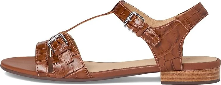 Marc Joseph New York Terrace Street Sandals Women's Sandals Cognac Croco : 9 M, Leather - Image 6