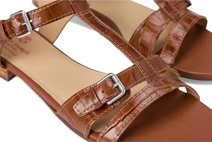Marc Joseph New York Terrace Street Sandals Women's Sandals Cognac Croco : 9 M, Leather - Image 7