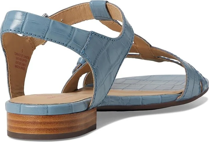 Marc Joseph New York Terrace Street Sandals Women's Sandals Ocean Breeze Croco : 7 M, Leather - Image 4