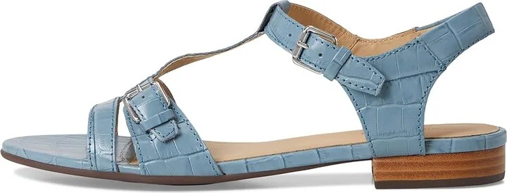 Marc Joseph New York Terrace Street Sandals Women's Sandals Ocean Breeze Croco : 7 M, Leather - Image 6