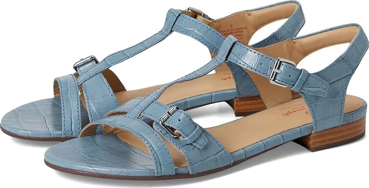 Marc Joseph New York Terrace Street Sandals Women's Sandals Ocean Breeze Croco : 7 M, Leather