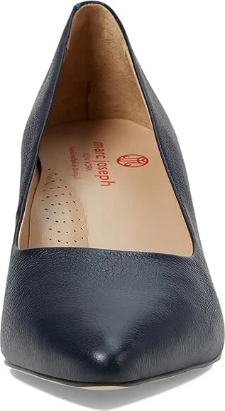 Marc Joseph New York Trinity PL High Women's Heels Navy Napa Soft : 9.5 M, Leather - Image 2