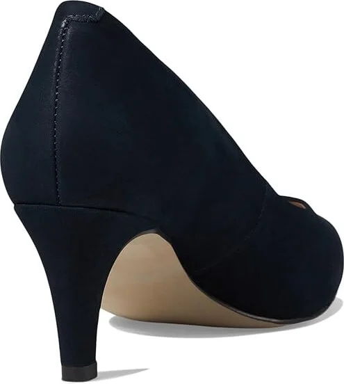 Marc Joseph New York Trinity PL High Women's Heels Navy Nobuck : 10 M, Leather - Image 4