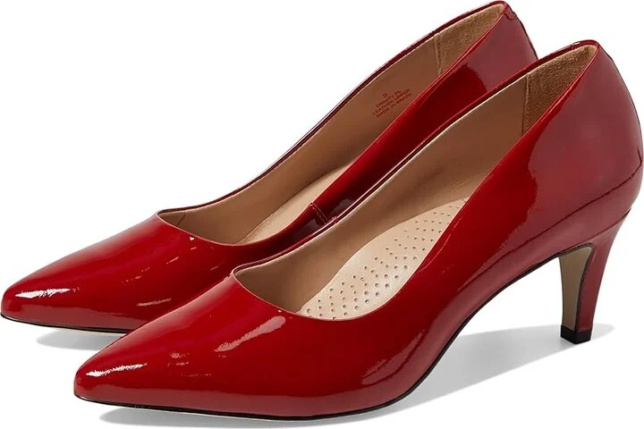 Marc Joseph New York Trinity PL High Women's Heels Red Patent : 6.5 M, Leather