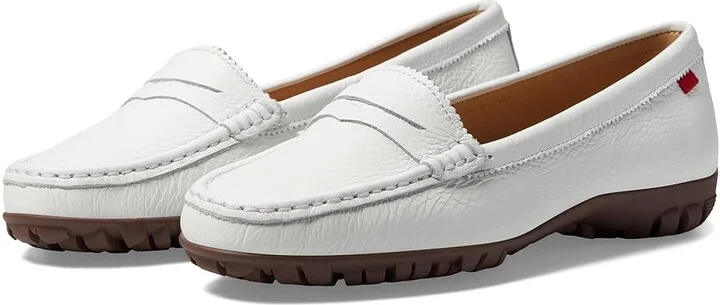 Marc Joseph New York Union Golf Women's Golf Shoes White Grainy : 8.5 M, Leather