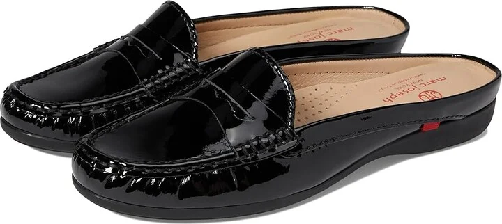 Marc Joseph New York Union Mule Women's Shoes Black Soft Patent : 5 M, Leather