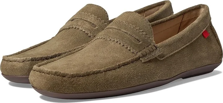 Marc Joseph New York Union Street 2 Men's Shoes Olive Suede : 10 M, Leather