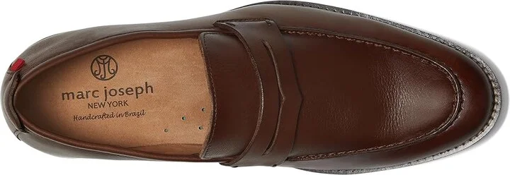 Marc Joseph New York Village Street Men's Lace-up Boots Cafe Napa Soft : 11.5 M, Leather - Image 2