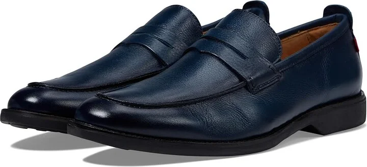 Marc Joseph New York Village Street Men's Lace-up Boots Navy Burnished Napa Soft : 7 M, Leather