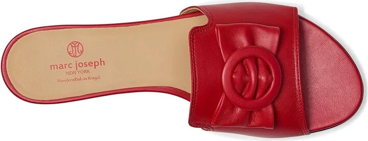 Marc Joseph New York Walcott Ave Women's Flat Shoes Scarlet Napa : 10 M, Leather - Image 2