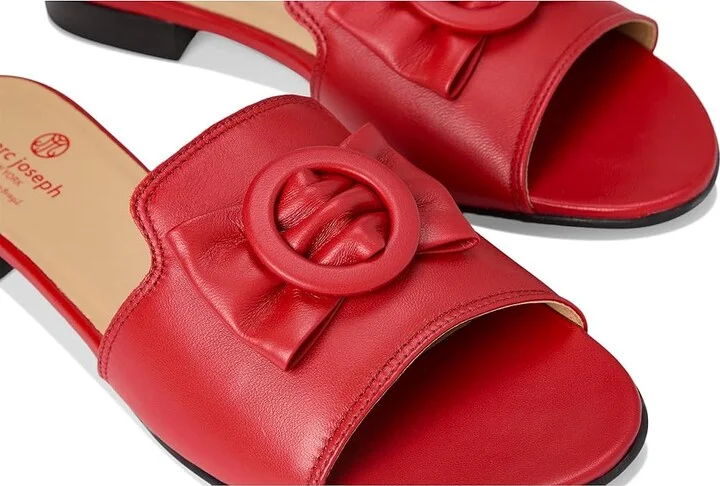 Marc Joseph New York Walcott Ave Women's Flat Shoes Scarlet Napa : 10 M, Leather - Image 7