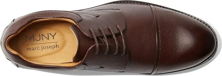 Marc Joseph New York Wellington Men's Shoes Brown Burnished : 8.5 M, Leather - Image 2