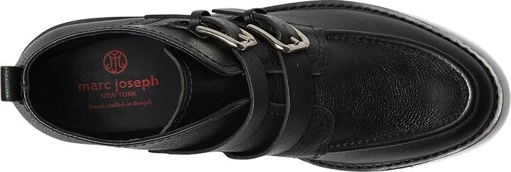 Marc Joseph New York West Lake Bootie Women's Shoes Black Svelte Grainy : 6.5 M, Leather - Image 2