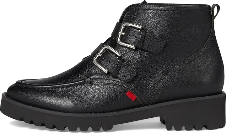 Marc Joseph New York West Lake Bootie Women's Shoes Black Svelte Grainy : 6.5 M, Leather - Image 6