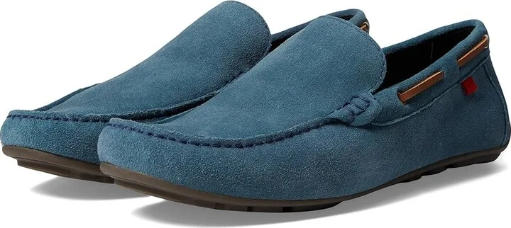 Marc Joseph New York Willmington Men's Shoes Atlantic Blue Suede : 10.5 M, Leather