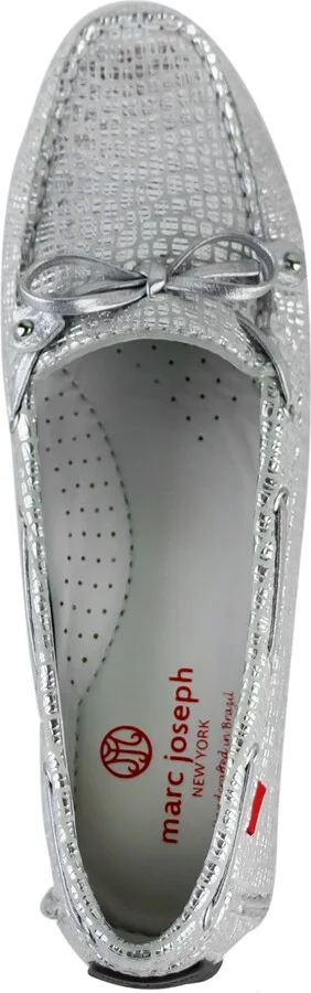 Marc Joseph New York Womens Cypress Hill Tiebow Driver Loafer - Image 4