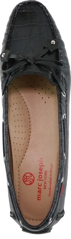 Marc Joseph New York Womens Cypress Hill Tiebow Driver Loafer - Image 10
