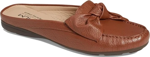 Marc Joseph New York Womens Diane St Slip On Comfort Bow Mule