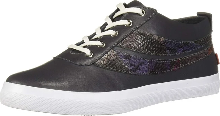 Marc Joseph New York Women's Leather Laceup Fashion Bowery Sneaker