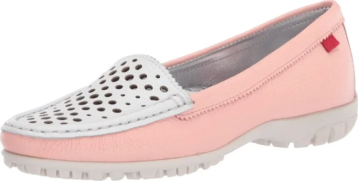 Marc Joseph New York Women's Leather Made in Brazil Luxury Golf Shoe with Verporated Vamp