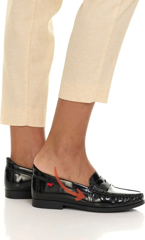 Marc Joseph New York Womens Newbury Street Hands-Free Slip On Technology Penny Loafers - Image 2