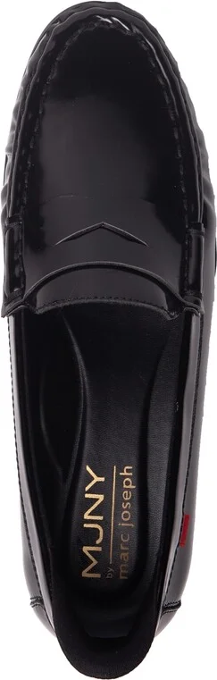 Marc Joseph New York Womens Newbury Street Hands-Free Slip On Technology Penny Loafers - Image 5