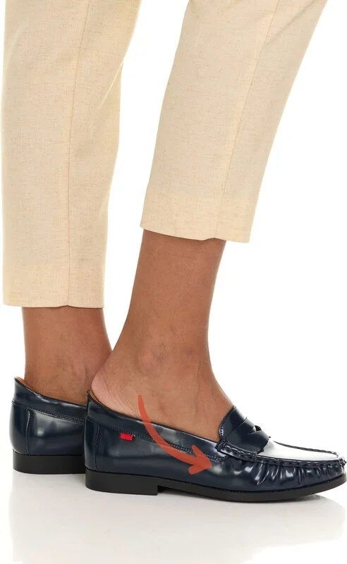 Marc Joseph New York Womens Newbury Street Hands-Free Slip On Technology Penny Loafers - Image 7