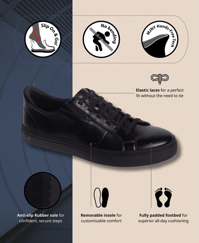 Marc Joseph New York Womens Robinson Street Hands-Free Slip On Technology Fashion Sneakers - Image 7