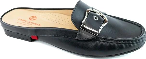 Marc Joseph New York Womens Slip On Barbara St Buckle Mule