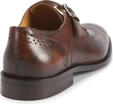 Marc Slip-On with Buckle Leather Oxfords - Image 3