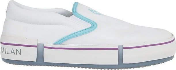 Marcelo Burlon County Of Milan Logo Printed Slip-On Sneakers