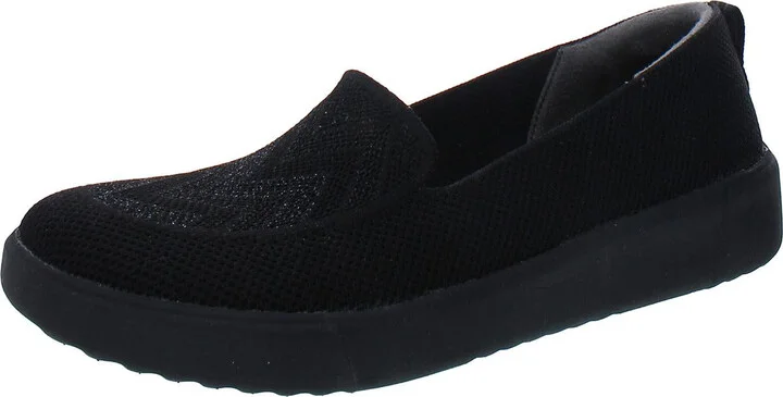 March On Moc Womens Mesh Chevron Moccasins