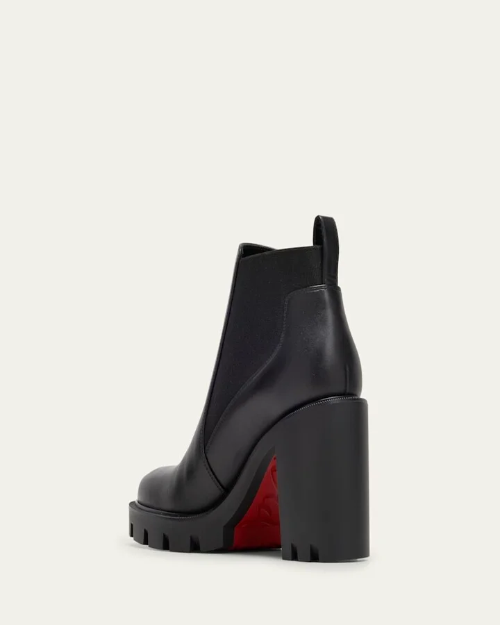 Marchacroche Leather Red Sole Chelsea Booties - Image 5