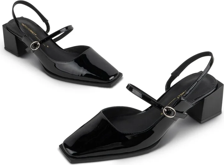 Marche Slingback Mary Jane-Black