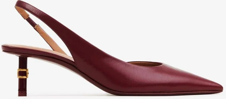 Marcie 50 Leather Slingback Pumps